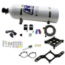 Nitrous Express 4150 Single Entry Crossbar Nitrous Plate Kit Pro-Power (100-500HP) w/15lb Bottle