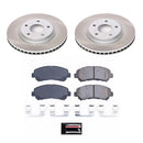 Power Stop 08-13 Nissan Rogue Front and Rear Semi-Coated Rotor Kit