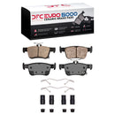 DFC 17-25 Acura Integra Rear Drill/Slot Geoperformance Rotors Euro 5000 Ceramic Pads w/Hardware