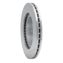 R1 88-92 Ford Probe Front Right Drilled & Slotted Silver Brake Rotor