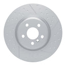 DFC 20-25 BMW M340i Right Rear GeoSPEC Coated Rotor - Dimpled and Slotted