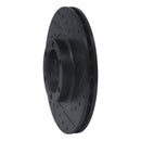 R1 87-89 Dodge Raider Front Right Drilled & Slotted Black Brake Rotor