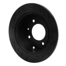 R1 99-06 Hyundai Sonata Rear Left Drilled & Slotted Black Brake Rotor