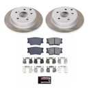 Power Stop 10-12 Lexus HS250h Front and Rear Semi-Coated Rotor Kit