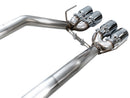 AWE Tuning C6 Chevrolet Corvette Z06/ZR1 Track Edition Axle-Back Exhaust w/ Chrome Silver Tips