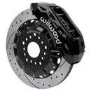 Wilwood 63-70 Chevy C10 TX6R Front Kit w/ 16in SRP Rotors & Lines - Black