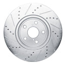 R1 01-06 Lexus LS430 Front & Rear Drilled & Slotted Silver Brake Rotor Set