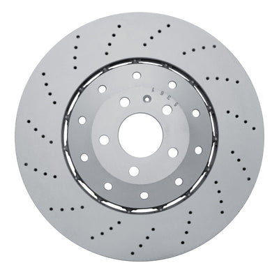 DFC 14-18 Audi RS7 Front Drilled Hi-Carbon Alloy Geomet Coated Rotor
