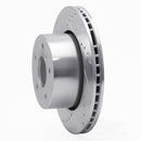 R1 99-04 Land Rover Discovery Front Left Drilled & Slotted Silver Brake Rotor