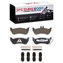 DFC 98-05 Mercedes-Benz ML350 Rear Euro 5000 Ceramic Brake Pads and Hardware Kit