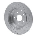 R1 06-14 Honda Ridgeline Front & Rear Drilled & Slotted Silver Brake Rotor Set