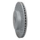 R1 17-23 Subaru Crosstrek Front Right Drilled & Slotted Geo-Carbon Rotor