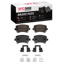 DFC 14-18 Audi Q3 Front & Rear Geospec Rotors with 5000 Advanced Brake Pads w/Hardware