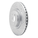 R1 15-23 Ford Mustang Front & Rear Drilled & Slotted Silver Brake Rotor Set