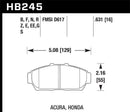 Hawk Talon 1997 Acura Integra GS Drilled and Slotted Front Brake Rotor Set