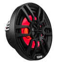 DS18 NXL Series Coaxial Marine Speakers w/ RGB Lights 6.5in 2-Way 100 Watts RMS 4 ohm Black
