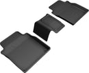 3D MAXpider 2019-2020 Audi A8L Kagu 1st & 2nd Row Floormats - Black