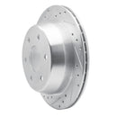 R1 99-07 Chevrolet Astro Rear Drilled & Slotted Silver Brake Rotor Set