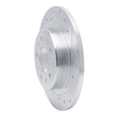 R1 16-25 Buick Envista Rear Drilled & Slotted Silver Brake Rotor Set