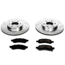 Power Stop 06-09 Chevrolet Trailblazer Front & Rear Z23 Evolution Sport Brake Kit