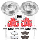 Power Stop 00-01 Nissan Sentra Front & Rear Z26 Street Warrior Brake Kit w/Calipers