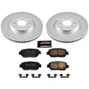 Power Stop 02-04 Toyota Camry Front & Rear Z17 Evolution Geomet Coated Brake Kit