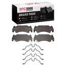 DFC 05-06 Dodge Ram 1500 Pickup Front 5000 Advanced Semi Metallic Brake Pads and Hardware Kit