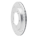 R1 99-04 Chevrolet Tracker Front Right Drilled & Slotted Silver Brake Rotor