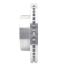 R1 12-21 Nissan NV1500 Front Left Drilled & Slotted Silver Brake Rotor
