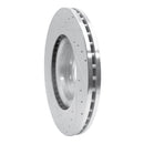 R1 06-12 Mercedes-Benz ML320 Front Right Drilled & Slotted Silver Brake Rotor