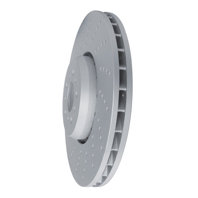 DFC 20-25 BMW X6 Left Front Drilled Hi-Carbon Alloy Geomet Coated Rotor