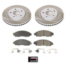 Power Stop 18-24 Nissan LEAF Front and Rear Semi-Coated Rotor Kit