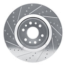 R1 21-25 Jeep Grand Wagoneer Front & Rear Drilled & Slotted Silver Brake Rotor Set