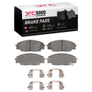 DFC 06-11 Honda Civic Sedan Front 5000 Advanced Ceramic Brake Pads and Hardware Kit