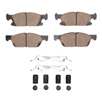 DFC 19-24 Ford Edge Front 4000 HybriDynamic Brake Pads and Hardware Kit
