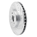 R1 08-19 BMW X6 Front & Rear Drilled & Slotted Silver Brake Rotor Set