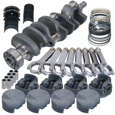 Eagle Chevy 454 4.250in Crank 6.385in H-Beam -3cc Flat Top 4.280in Pistons Rotating Assembly