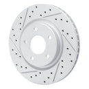 R1 14-23 Nissan Qashqai (Canada) Front Left Drilled & Slotted Geo-Carbon Rotor