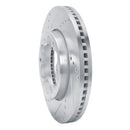 R1 2006-2019 Toyota HiAce (Mexico) Front Left Drilled & Slotted Silver Brake Rotor
