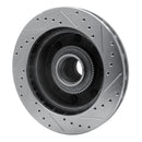 R1 03-05 Ford F-250 2WD (Super Duty) Front Left Drilled & Slotted Silver Brake Rotor