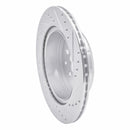 R1 93-98 Toyota Supra Front & Rear Drilled & Slotted Silver Brake Rotor Set