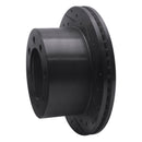 R1 01-10 Chevrolet Express 3500 Rear Right Drilled & Slotted Black Brake Rotor