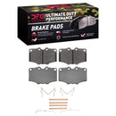 DFC 81-85 Toyota 4Runner Front Rotors with Ultimate Duty Performance Brake Pads w/Hardware