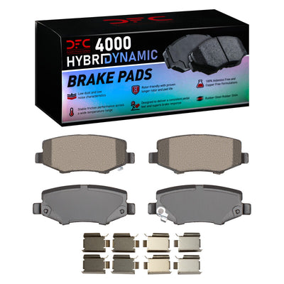 DFC 07-18 Dodge Nitro Rear 4000 HybriDynamic Brake Pads and Hardware Kit