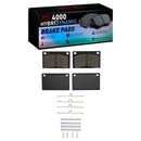 DFC 79-84 Volvo 242 Front Geospec Rotors w/4000 HybriDynamic Brake Pads w/Hardware