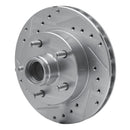 R1 95-97 Ford Ranger (USA/Canada) Front Left Drilled & Slotted Silver Brake Rotor