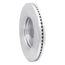 R1 04-06 Dodge Ram 1500 Pickup Front Right Drilled & Slotted Silver Brake Rotor