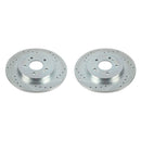 Power Stop 19-20 Hyundai Santa Fe Rear Evolution Drilled & Slotted Rotors - Pair