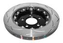 DBA 15+ Ford Mustang 2.3L/5.0L Rear Slotted 5000 Series 2 Piece Rotor w/ Black Hat