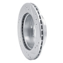 R1 89-01 Chevrolet Metro Front Left Drilled & Slotted Silver Brake Rotor